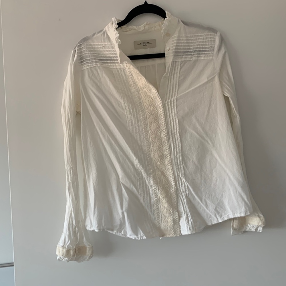 MaxMara weekend embroidered blouse